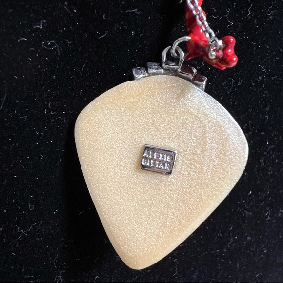 Alexis Bittar Coral Deco Lucite Pendant Necklace - Picture 5 of 8